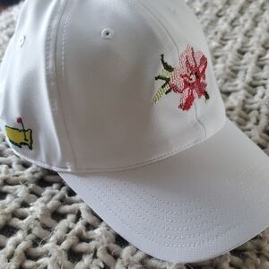 Master's Floral Embroidered White  Cap